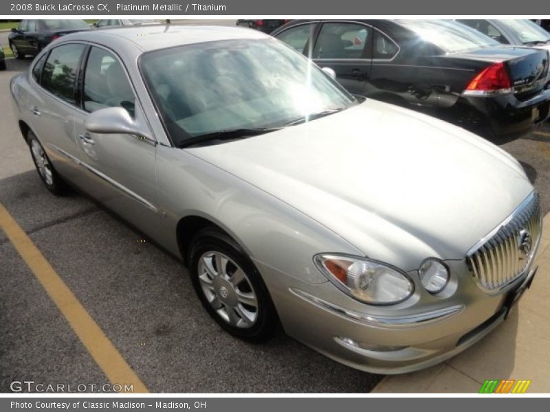 Platinum Metallic / Titanium 2008 Buick LaCrosse CX