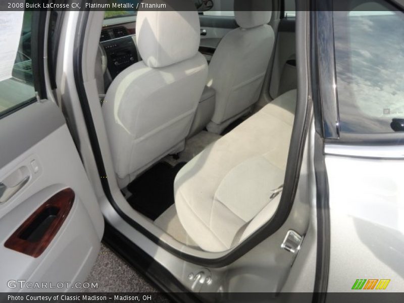 Platinum Metallic / Titanium 2008 Buick LaCrosse CX