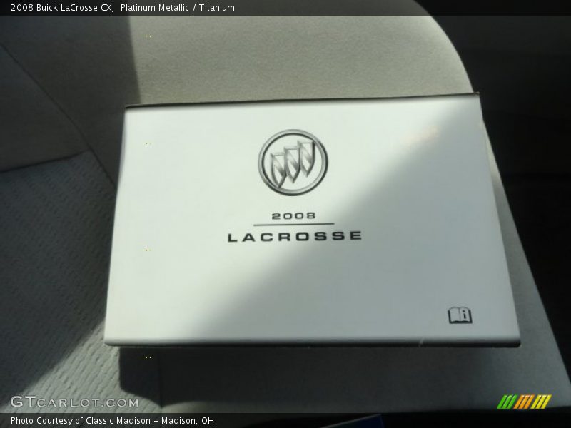 Platinum Metallic / Titanium 2008 Buick LaCrosse CX