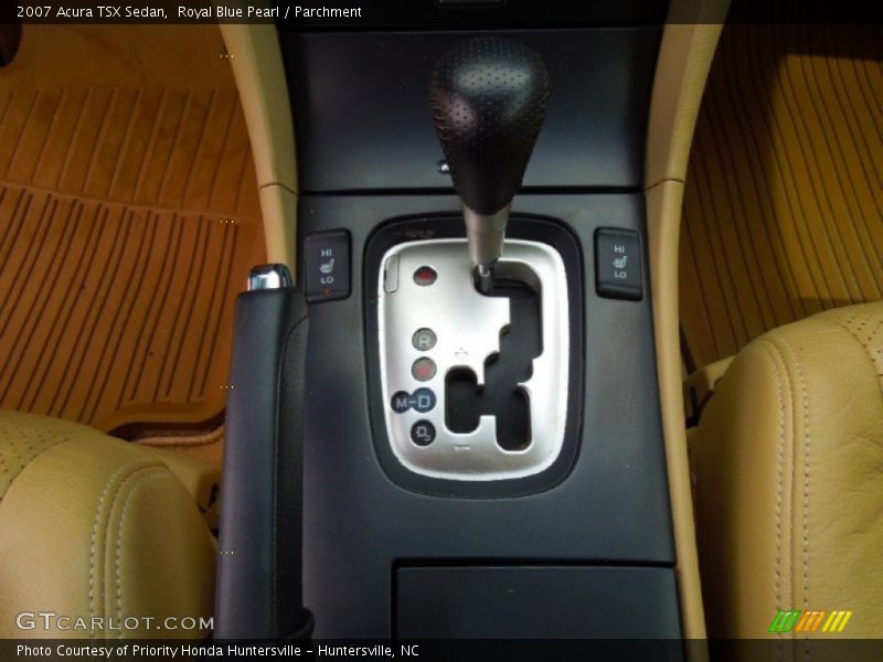  2007 TSX Sedan 5 Speed Automatic Shifter