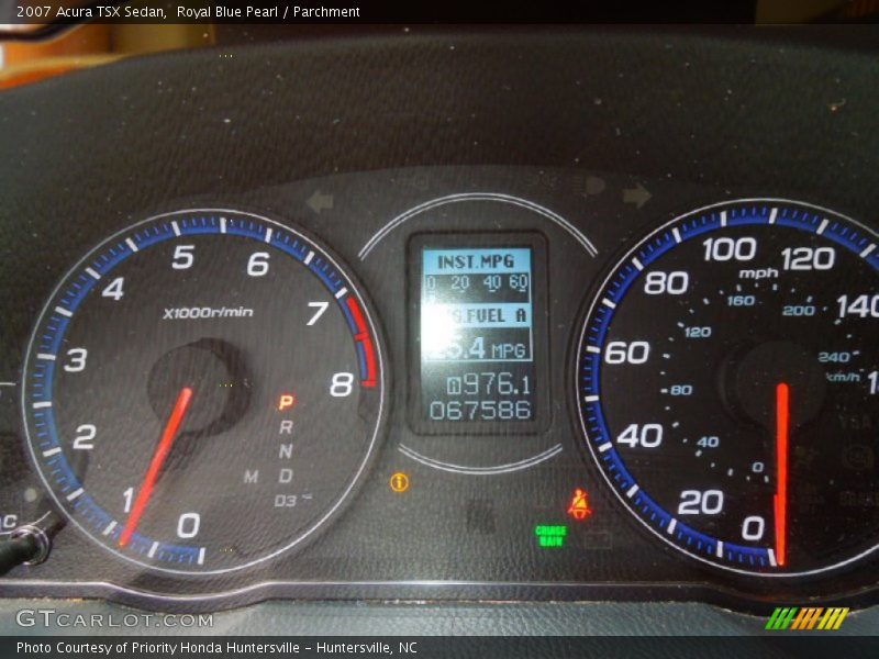  2007 TSX Sedan Sedan Gauges