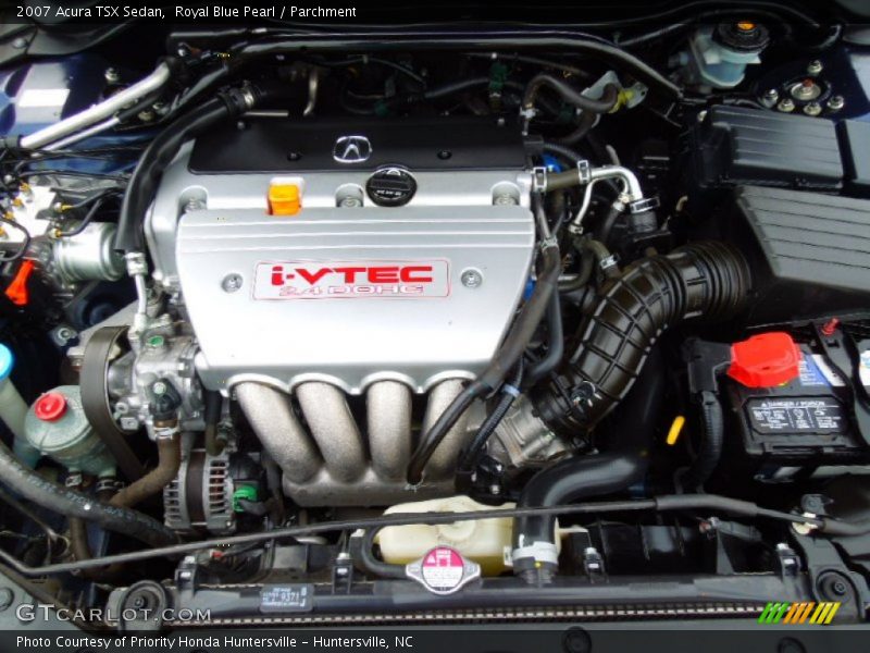  2007 TSX Sedan Engine - 2.4 Liter DOHC 16-Valve i-VTEC 4 Cylinder