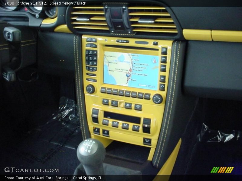 Speed Yellow / Black 2008 Porsche 911 GT2