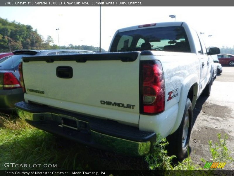 Summit White / Dark Charcoal 2005 Chevrolet Silverado 1500 LT Crew Cab 4x4
