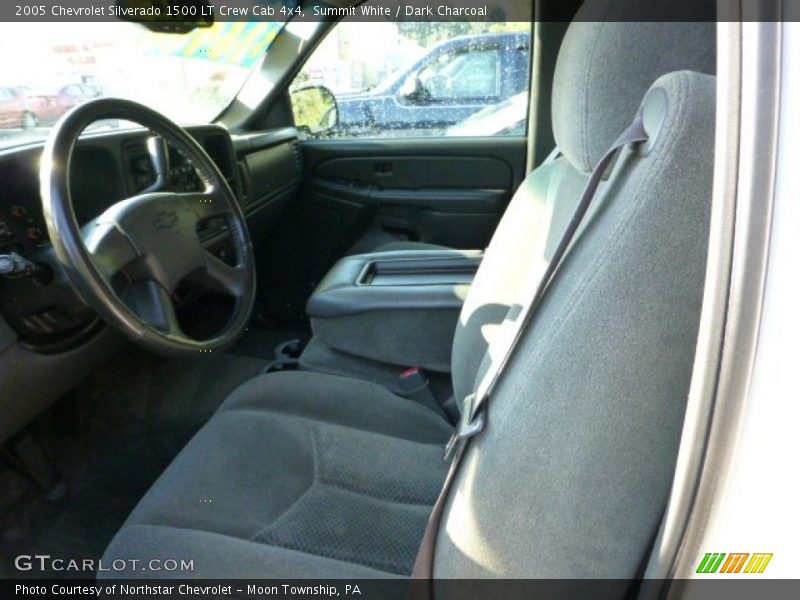 Summit White / Dark Charcoal 2005 Chevrolet Silverado 1500 LT Crew Cab 4x4