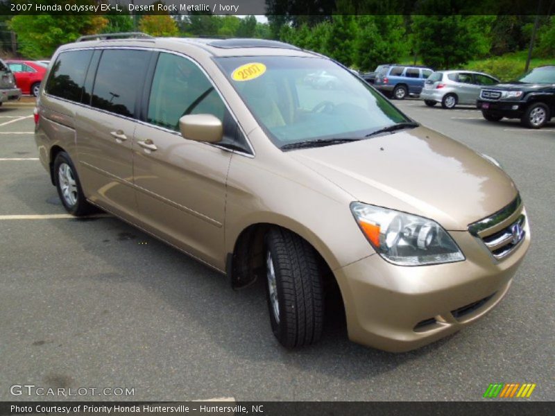 Desert Rock Metallic / Ivory 2007 Honda Odyssey EX-L