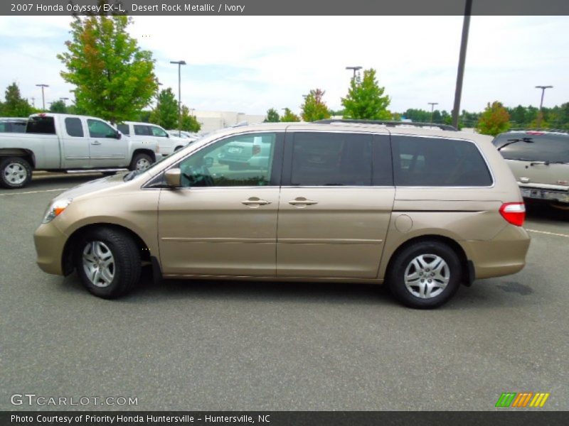 Desert Rock Metallic / Ivory 2007 Honda Odyssey EX-L