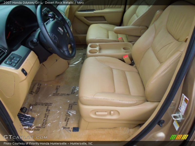  2007 Odyssey EX-L Ivory Interior