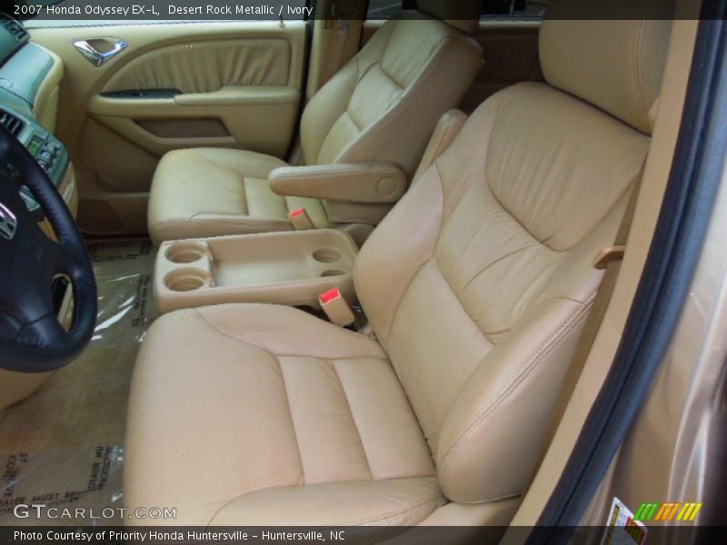 Front Seat of 2007 Odyssey EX-L