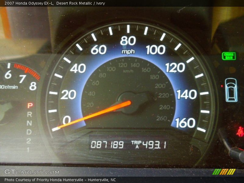 Desert Rock Metallic / Ivory 2007 Honda Odyssey EX-L