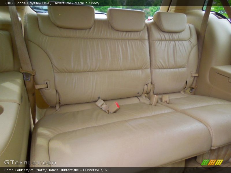 Rear Seat of 2007 Odyssey EX-L
