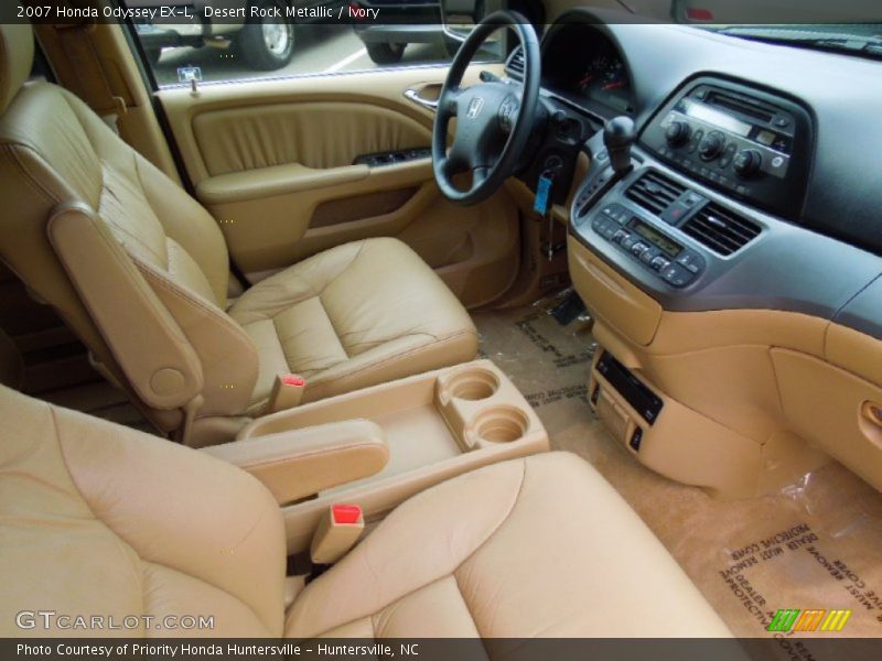 Desert Rock Metallic / Ivory 2007 Honda Odyssey EX-L
