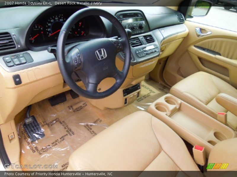 Ivory Interior - 2007 Odyssey EX-L 
