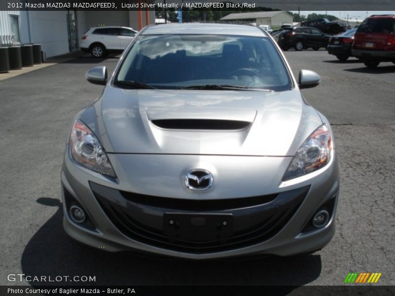 Liquid Silver Metallic / MAZDASPEED Black/Red 2012 Mazda MAZDA3 MAZDASPEED3