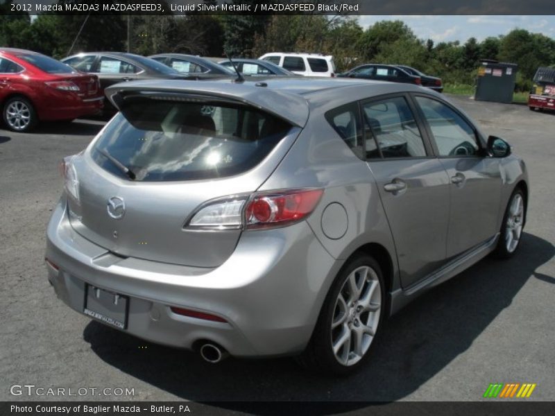 Liquid Silver Metallic / MAZDASPEED Black/Red 2012 Mazda MAZDA3 MAZDASPEED3