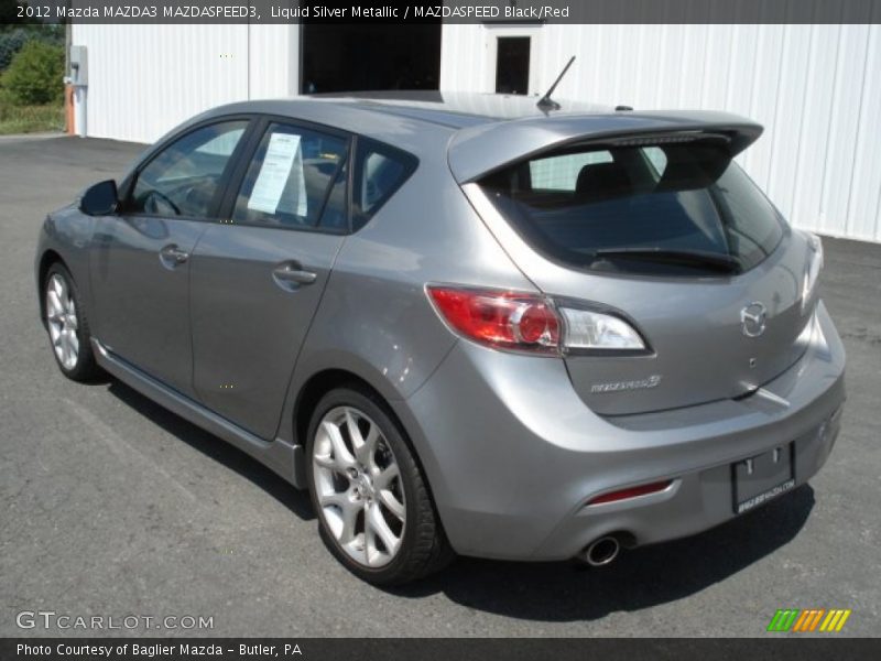 Liquid Silver Metallic / MAZDASPEED Black/Red 2012 Mazda MAZDA3 MAZDASPEED3