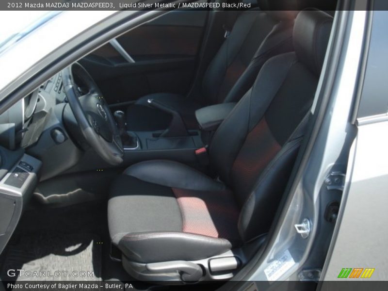Liquid Silver Metallic / MAZDASPEED Black/Red 2012 Mazda MAZDA3 MAZDASPEED3