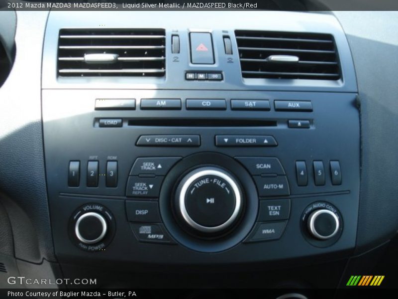 Audio System of 2012 MAZDA3 MAZDASPEED3