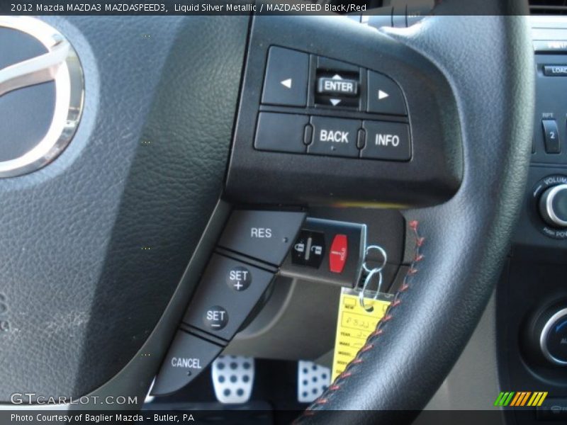Controls of 2012 MAZDA3 MAZDASPEED3