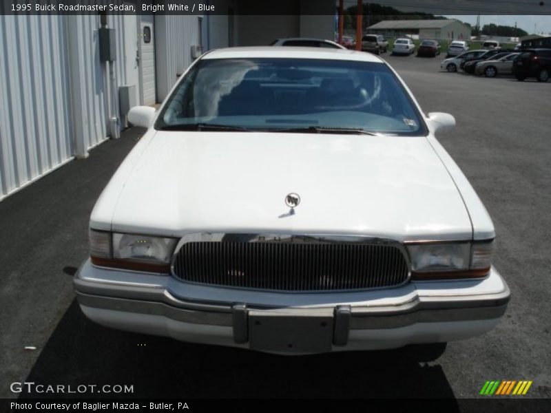 Bright White / Blue 1995 Buick Roadmaster Sedan