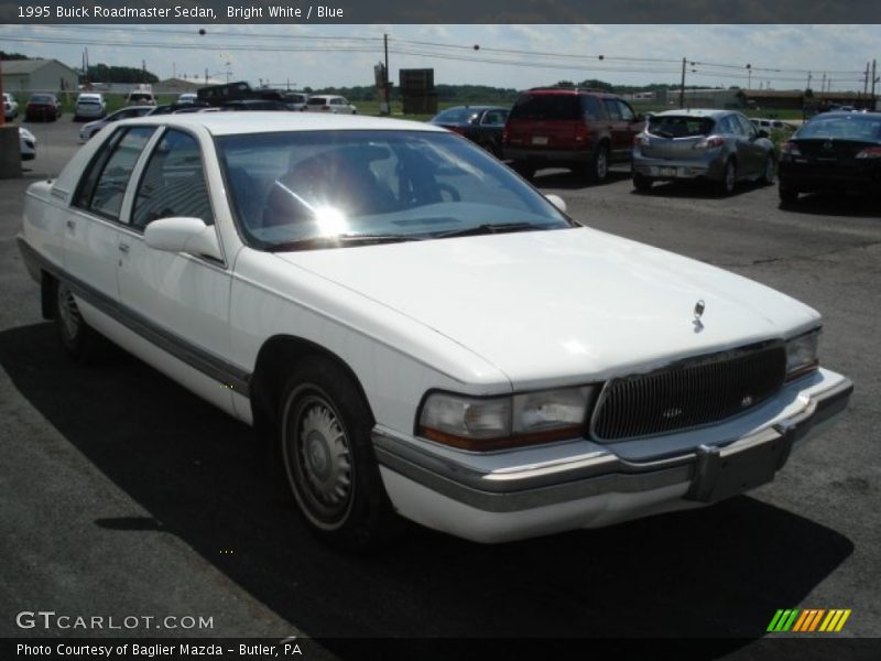 Bright White / Blue 1995 Buick Roadmaster Sedan