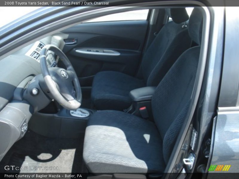 Black Sand Pearl / Dark Charcoal 2008 Toyota Yaris Sedan