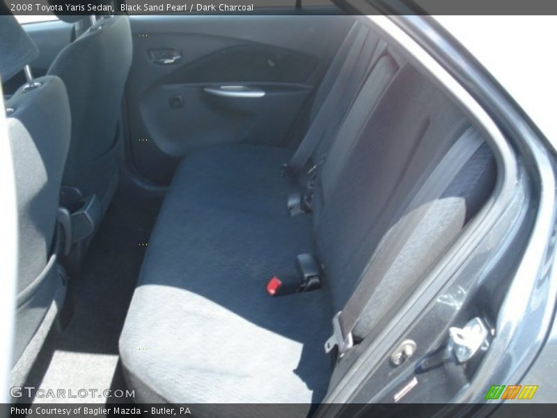 Black Sand Pearl / Dark Charcoal 2008 Toyota Yaris Sedan