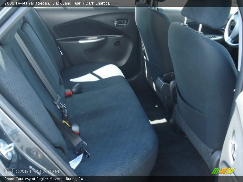 Black Sand Pearl / Dark Charcoal 2008 Toyota Yaris Sedan