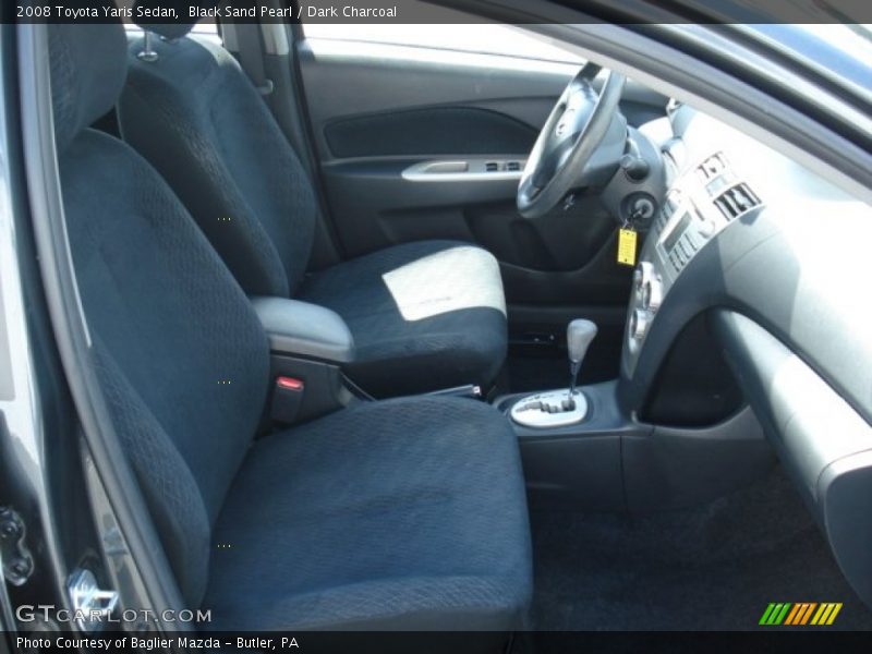 Black Sand Pearl / Dark Charcoal 2008 Toyota Yaris Sedan