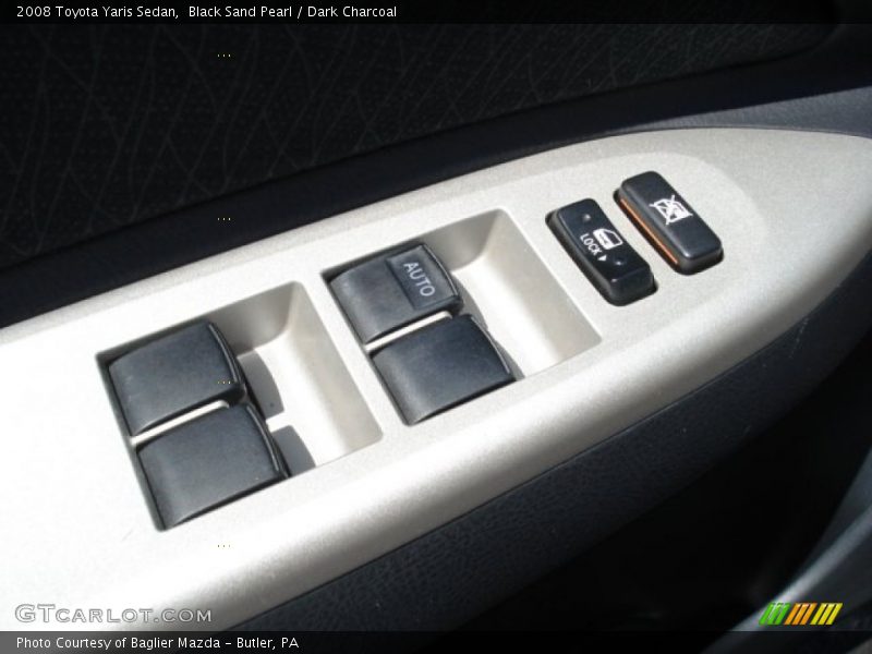 Black Sand Pearl / Dark Charcoal 2008 Toyota Yaris Sedan