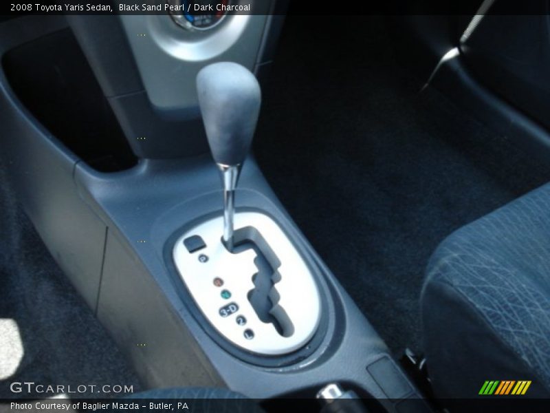 Black Sand Pearl / Dark Charcoal 2008 Toyota Yaris Sedan