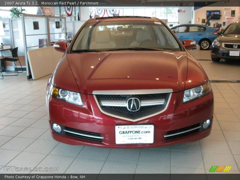 Moroccan Red Pearl / Parchment 2007 Acura TL 3.2