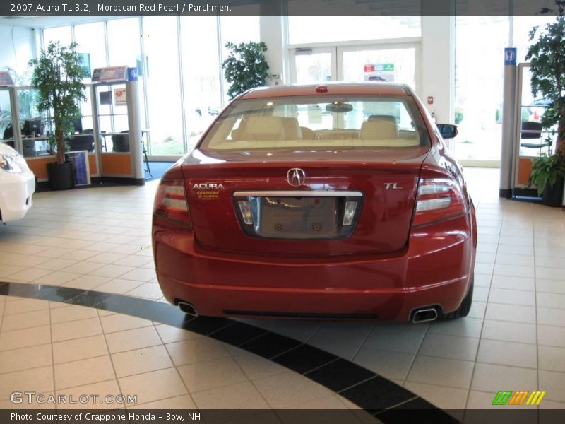 Moroccan Red Pearl / Parchment 2007 Acura TL 3.2