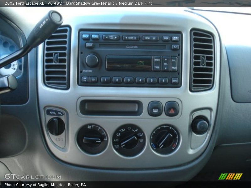 Controls of 2003 Escape XLT V6 4WD