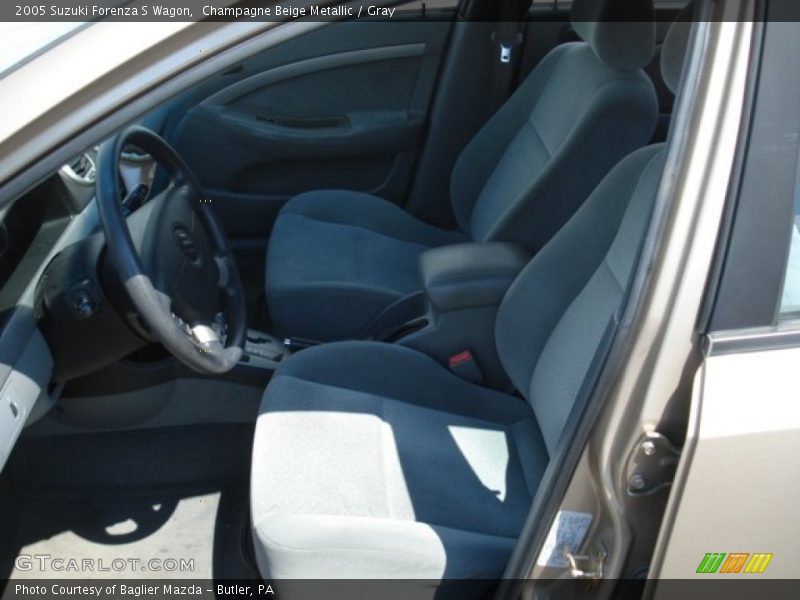 Champagne Beige Metallic / Gray 2005 Suzuki Forenza S Wagon