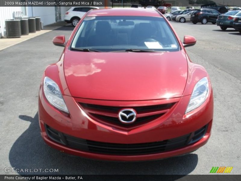 Sangria Red Mica / Black 2009 Mazda MAZDA6 i Sport