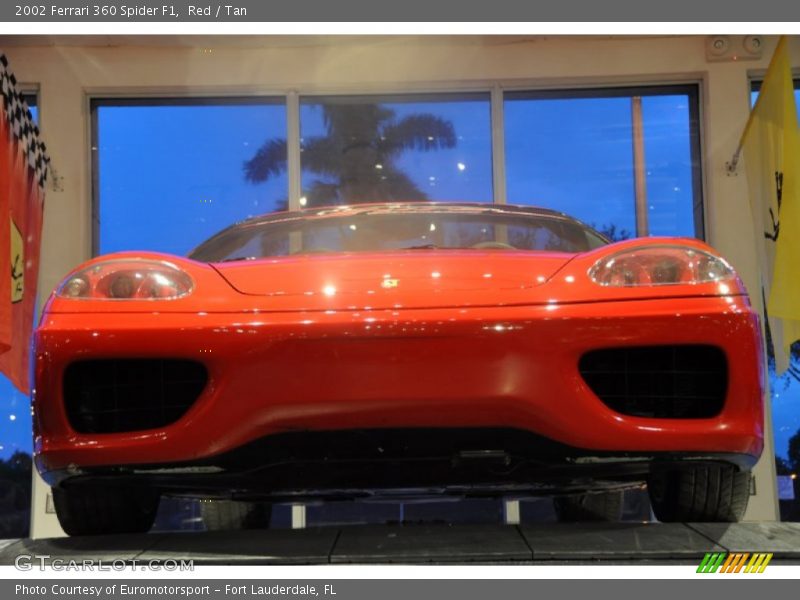 Red / Tan 2002 Ferrari 360 Spider F1