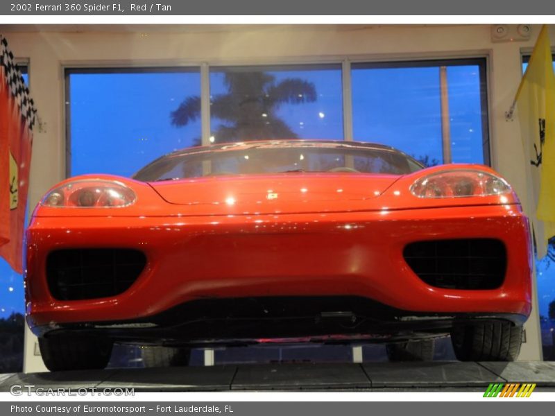 Red / Tan 2002 Ferrari 360 Spider F1