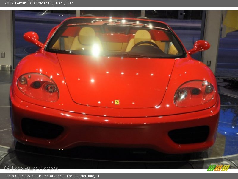 Red / Tan 2002 Ferrari 360 Spider F1
