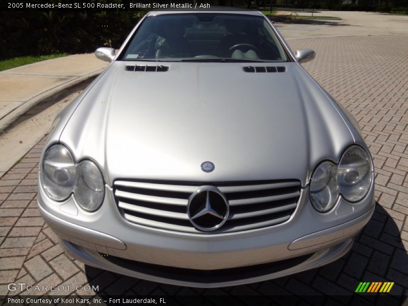 Brilliant Silver Metallic / Ash 2005 Mercedes-Benz SL 500 Roadster