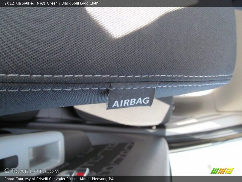 Moss Green / Black Soul Logo Cloth 2012 Kia Soul +