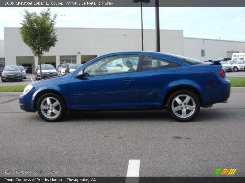 Arrival Blue Metallic / Gray 2005 Chevrolet Cobalt LS Coupe