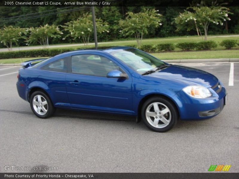 Arrival Blue Metallic / Gray 2005 Chevrolet Cobalt LS Coupe