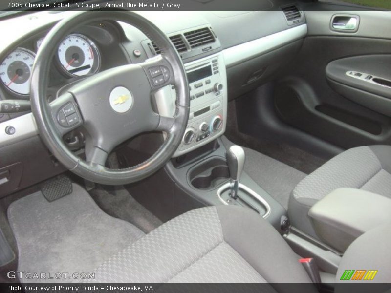 Arrival Blue Metallic / Gray 2005 Chevrolet Cobalt LS Coupe