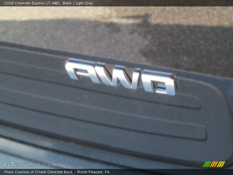 Black / Light Gray 2008 Chevrolet Equinox LT AWD