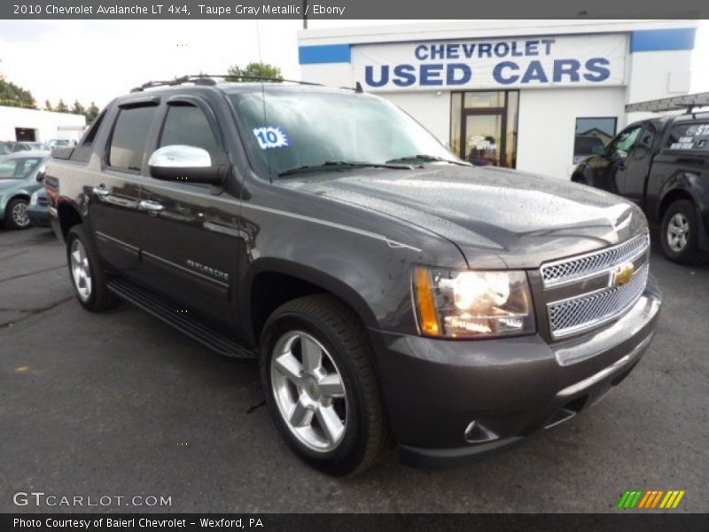 Taupe Gray Metallic / Ebony 2010 Chevrolet Avalanche LT 4x4