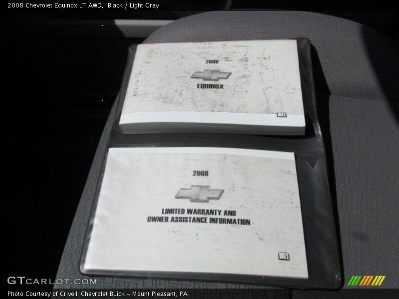 Black / Light Gray 2008 Chevrolet Equinox LT AWD