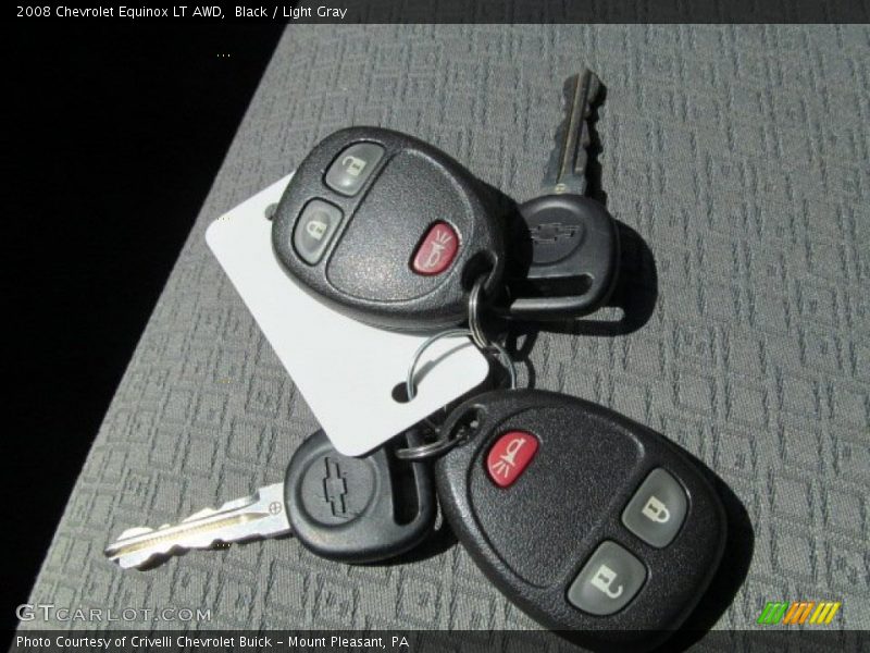 Black / Light Gray 2008 Chevrolet Equinox LT AWD