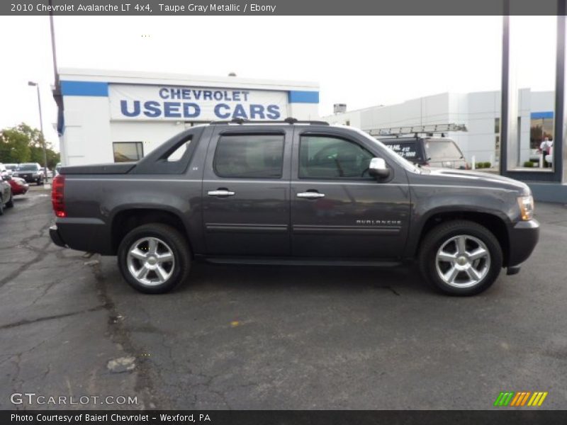 Taupe Gray Metallic / Ebony 2010 Chevrolet Avalanche LT 4x4