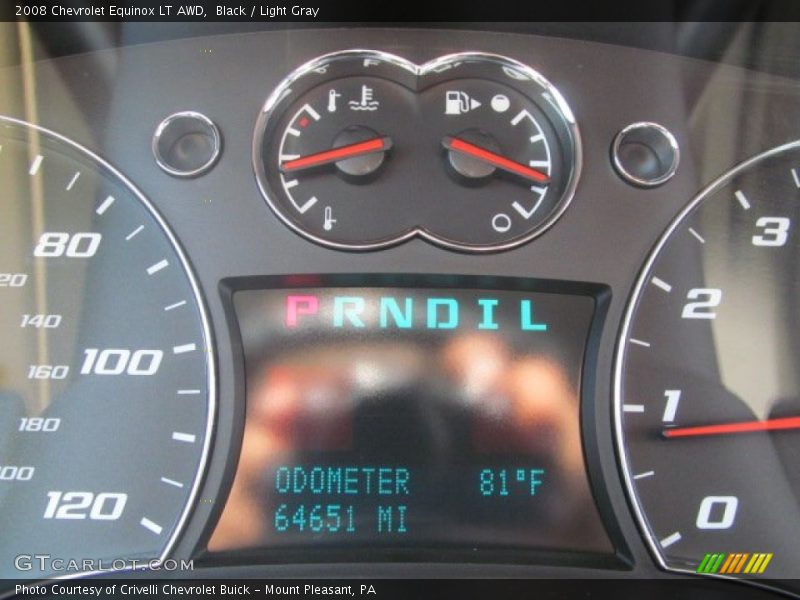Black / Light Gray 2008 Chevrolet Equinox LT AWD